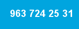 963 724 25 31 963 724 25 31
